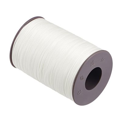 CoCud Thin Waxed Thread, 175 Yards 0.45mmmm Dia, Polyester Wax-Coated Leather Stitching Thread Pearl - (Applications: for Sewing Quilting)