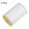 HARFINGTON 2pcs White Polyester Sewing Thread, 300m/328 Yards, Waxed, Anti-Stretch, Wear-Resistant, Suitable for Embroidery, Quilting, Leather, Fabric, Canvas, Clothing, Decor, Furniture, Awnings view 3