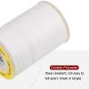HARFINGTON 2pcs White Polyester Sewing Thread, 300m/328 Yards, Waxed, Anti-Stretch, Wear-Resistant, Suitable for Embroidery, Quilting, Leather, Fabric, Canvas, Clothing, Decor, Furniture, Awnings view 4