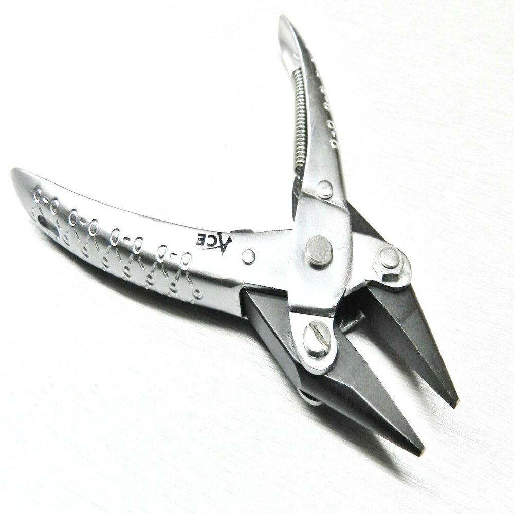 Chain Nose Parallel Action Pliers Smooth Jaw 140mm Jewelry Making Hand Tool 5.5"