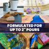 LuxEpoxy Deep Pour Epoxy Resin Kit - 2:1-3 Gallons view 3