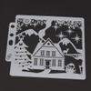 9Pcs 13cm Christmas Santa Clause Stencils for Painting On Wood,Reusable Home Decor Stencils, Stencils and DIY Templates for Signs, Crafts, Art view 4