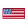 Ruoming 1 PCS United States Flag Patches Iron On or Sew On Embroidered Tactical Military National United States Patch view 1
