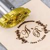 Electric Branding Iron for Wood Custom Branding Iron Burning Stamp for Woodworking Including The Handle (2"x2") view 1