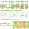 Qyeahkj 6 Pcs St Patrick's Day Arts Crafts DIY Shamrock Hat Gem Diamond Suncatcher Crafts for Kids Patrick Diamond Painting Gifts Exchange for Kids Aged 4 6 8 10 12 for Home School Party Decor view 2