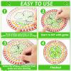 Qyeahkj 6 Pcs St Patrick's Day Arts Crafts DIY Shamrock Hat Gem Diamond Suncatcher Crafts for Kids Patrick Diamond Painting Gifts Exchange for Kids Aged 4 6 8 10 12 for Home School Party Decor view 4