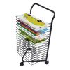 ZFUCMAYL Art Drying Rack,Classroom Drying Rack,(16 Tiers) Craft Storage Rack Metal Art Work Storage Display Rack,Space Saving Rack for Art Classrooms, Offices and Homes view 1
