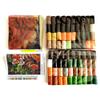 Yglnden Latch Hook Kit Rug DIY Throw Cover Crochet Needlework Colour Printed Canvas Decor for Adults (Flower D:61x87cm/24 X34) view 3
