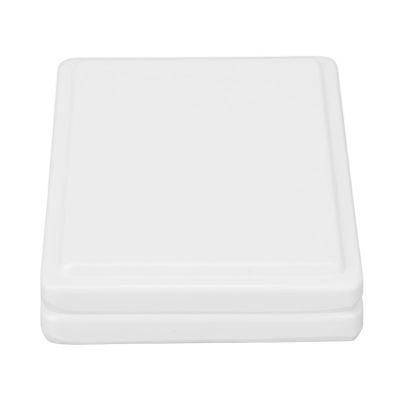 Ceramic Paint Pallets, Pure Color Reusable Watercolor Paint Palette Practical Dustproof with Cover for Indoor
