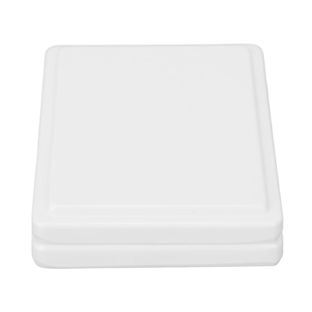 Ceramic Paint Pallets, Pure Color Reusable Watercolor Paint Palette Practical Dustproof with Cover for Indoor