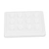 Ceramic Paint Pallets, Pure Color Reusable Watercolor Paint Palette Practical Dustproof with Cover for Indoor view 4