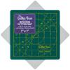 The Quilted Bear Rotating Cutting Mat 7" x 7" - Locking & Rotating Self Healing Cutting Board for Sewing, Fabric & Effortless Quilting - 360 Degree Sewing Supplies Mat for Craft Table (Green) view 1