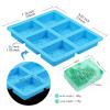 Silicone Soap Molds, 3D Detailed Flower Soap Mold, Rectangular Lace Pattern Soap Mold for DIY Handmade Soap Candle Wax Mold Lotion Bar, Bath Bombs, Reusable for Wedding Favors view 3