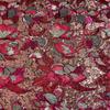 Fashion Fabrics LLC Giselle Multicolor Floral Sequins Fabric - Sold by The Yard 58" (Fuchsia) view 1