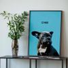 Custom Cat Paintings Pet Remembrance Custom Dog Drawing Gift Custom Portrait From Photo Pet Portrait Modern Wall Art Portrait Living Room view 2