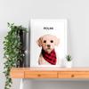 Custom Cat Paintings Pet Remembrance Custom Dog Drawing Gift Custom Portrait From Photo Pet Portrait Modern Wall Art Portrait Living Room view 3