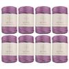 8 Skeins of Sensy Premium 5mm 104 Yards Polyester Rope 100% Polypropylene Cord Macrame Cord 5mm Crochet Bag Cord Macrame Rope Crochet Thread Gift for Knitter (Plum) view 1