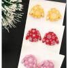 MANGOUSONG Screen Printing Kit,9x15cm Christmas Silk Screen Stencils for Polymer Clay Reusable Silkscreen Print Kit Mesh Transfer Crafts Printing Jewelry Style 18 view 4