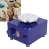Jauarta Mini Pottery Wheel Bright Color Compact Structure Easy Rustproof Stable Highly Kids Pottery Wheel (US Plug) view 4