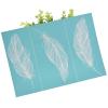 MANGOUSONG Screen Printing Kit,29.7x21cm Feathers Silk Screen Stencils Reusable Silkscreen Print Kit for Printing Handbag Decoration Template Seal Tool view 2