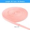 uxcell 50 Yards Cotton Twill Tape, 5/8-inch Herringbone Webbing Ribbon Bias Binding Tapes for Clothes Sewing, DIY Crafting (Peach Pink) view 2