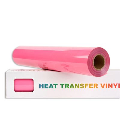 FANSGUAR Pink HTV Rolls -12"x25ft Iron on Heat Transfer Vinyl for DIY Shirts Gifts