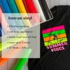 FANSGUAR Pink HTV Rolls -12"x25ft Iron on Heat Transfer Vinyl for DIY Shirts Gifts view 3