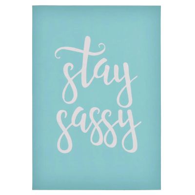 MANGOUSONG Screen Printing Kit,21x15cm Stay Sassy Silk Screen Stencils Reusable Silkscreen Print Kit for Printing Handbag Decoration Template Seal Tool