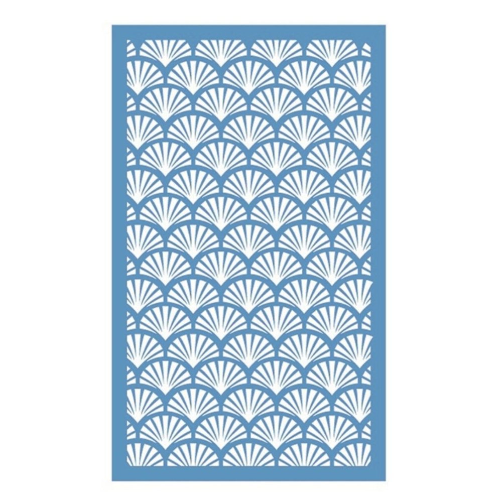 MANGOUSONG Screen Printing Kit,9x15cm Silk Screen Printing Reusable Silkscreen Stencils for T-Shirts Bag Decor Style 9