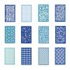MANGOUSONG Screen Printing Kit,9x15cm Silk Screen Printing Reusable Silkscreen Stencils for T-Shirts Bag Decor Style 9 view 2