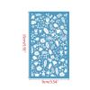 MANGOUSONG Screen Printing Kit,9x15cm Silk Screen Printing Reusable Silkscreen Stencils for T-Shirts Bag Decor Style 9 view 3