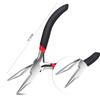 Black Needle Nose Pliers 4.5 Inch Long Nose Pliers with Comfort Grip for Jewelry Making, Handmade Craft, Wire Wrapping view 2
