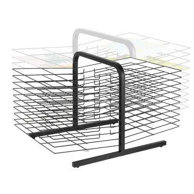 ZFUCMAYL Art Drying Rack,Classroom Drying Rack,Metal Floor-Standing for Paper Drying Rack,(20th Floor) Space Saving Rack Suitable for Art Classrooms, Homes and Offices