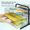 ZFUCMAYL Art Drying Rack,Classroom Drying Rack,Metal Floor-Standing for Paper Drying Rack,(20th Floor) Space Saving Rack Suitable for Art Classrooms, Homes and Offices view 3