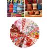 Garende 20 Pieces Quilting Fabric Japanese Styles Multipurpose Fashion Jelly Roll Strips Thickened Cotton for Handkerchief DIY Girls, A view 2