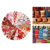 Garende 20 Pieces Quilting Fabric Japanese Styles Multipurpose Fashion Jelly Roll Strips Thickened Cotton for Handkerchief DIY Girls, A view 4