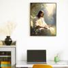 Worihut 5D DIY Diamond Painting by Number Kits Full Drilled Round Home Decor Painting Cross Stitch Embroidery Jesus in Garden for Adults 20x30 Inch view 3