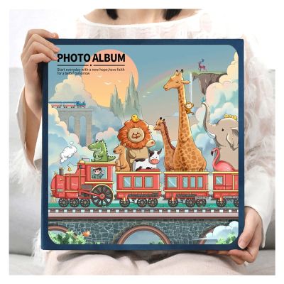 Photo Albums DIY Girl Growth Album Commemorative Album Paste Family Edition Large-capacity Handmade Free Paste Album Album de fotos (Color : 07, Size : 60 sheets/black page)