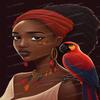 RMSGOZO 5D Parrot & African Women Diamond Painting 20X24 Inches - DIY Oil Cartoon Diamond Art for Adults & Kids, Full Circle Gemstone Cross Stitch Art Kit for Wall Decor Theater Decor Gifts view 1