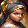 RMSGOZO Beautiful Indian Women Diamond Painting for Adults Kids - 5D Oil Diamond Painting Kits, Full Round Gemstone Dots Diamond Kit, for Home Decor Room Decor Gifts 16X24 Inches view 1
