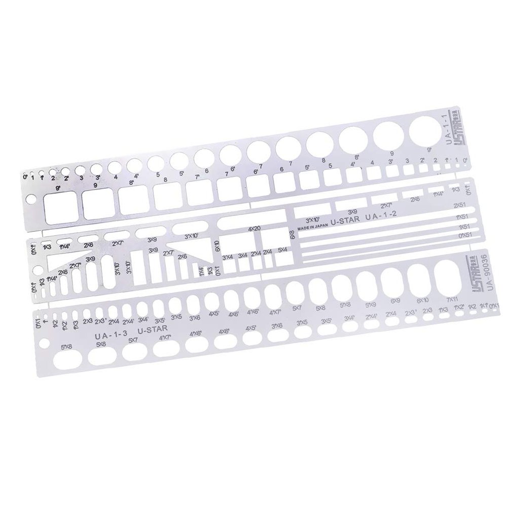 Durbale Craft Tool Scribing Panel Rivet Model Template Engrave Forming Block