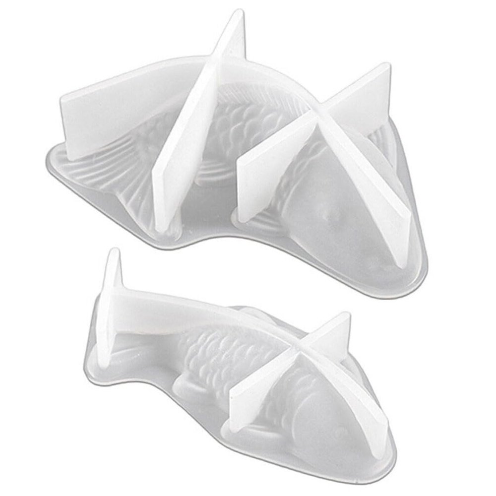 EXCEART 2pcs Fish Candle Mold Silicone Mold for Scented Candles Soap Making and Crafts and Easy to Demold Fish Shaped Design for Creative Projects