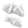 EXCEART 2pcs Fish Candle Mold Silicone Mold for Scented Candles Soap Making and Crafts and Easy to Demold Fish Shaped Design for Creative Projects view 1