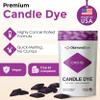 Orchid Candle Dye - Made in The USA - Safe and Easy to Use - Premium Candle Making Supplies - Perfect for DIY Candle Making Kits - Designed for Candle Wax - 10 Dye Chips view 2