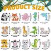 Augisteen 15 PCS Diamond Painting Keychains Animal Diamond Art Ornaments Double Side Diamonds Key Rings DIY 5D Art Pedants for Beginners Birthday Crafting Home Party Decor view 2