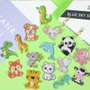 Augisteen 15 PCS Diamond Painting Keychains Animal Diamond Art Ornaments Double Side Diamonds Key Rings DIY 5D Art Pedants for Beginners Birthday Crafting Home Party Decor view 4