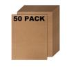 50 Pack Kraft Paper - Brown Stationery Paper- Brown Craft Paper for Arts and Craft, Drawing, D.I.Y. Projects - Letter Size Kraft Paper - Laser & Inkjet Printer Compatible - 8.5 x 11 Inches view 1