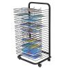 Art Drying Rack For Classroom - Art Drying Rack, Keep Artwork Protected While Drying, Sturdy Paint Drying Rack With Lockable Wheels, Classrooms Foldable Oil Painting Air Drying Rack ( Size : 35-layer view 1