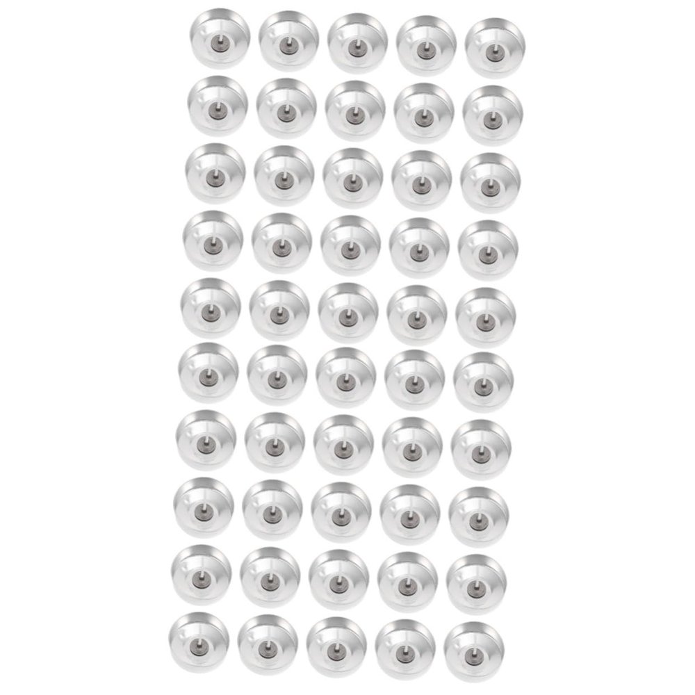 SEWACC 200sets Aluminum Tea Light Cups Empty Cases Wicks for Candle Making Supplies High-Temperature Resistant Tealight Base for DIY Projects and Special Occasions