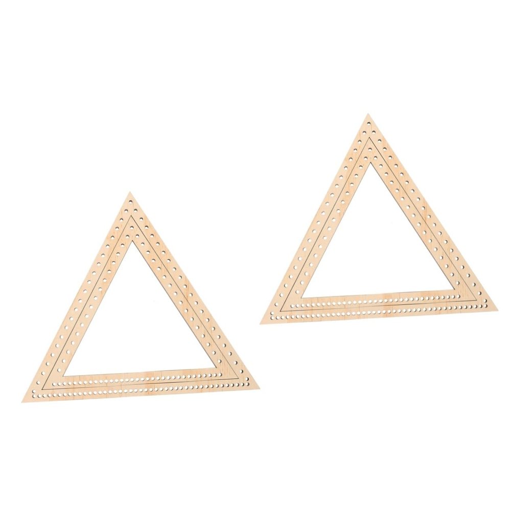 Lurrose 4pcs Triangle Weaving Frames for Tapestry Crafting Catcher Tools for Home Decor and Handmade Wall Hangings